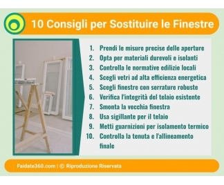 Scia per sostituzione finestre